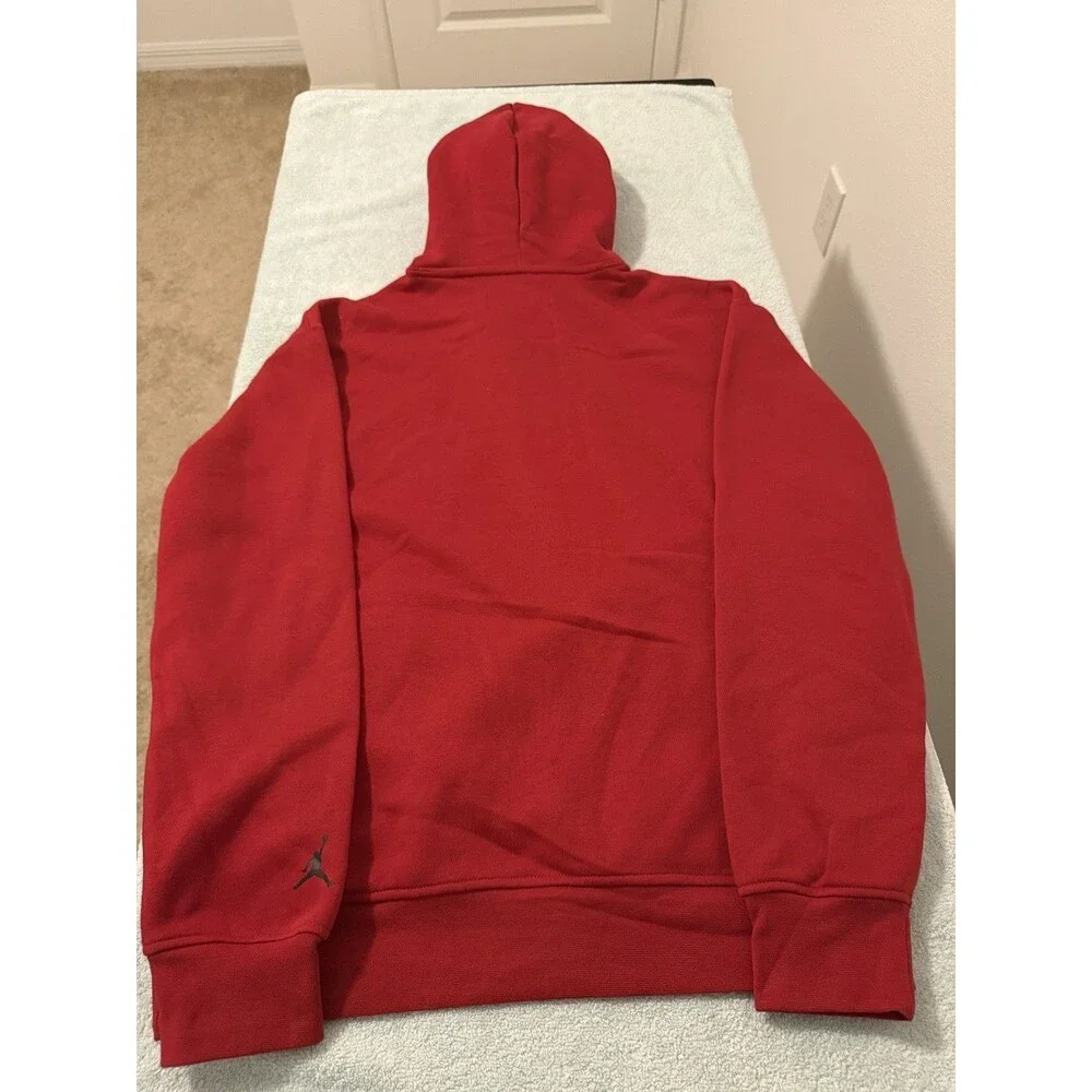 Nike Air Jordan Jumpman Chimney Men's Red Hoodie HQ5654 687 Medium NWT - Picture 6 of 8
